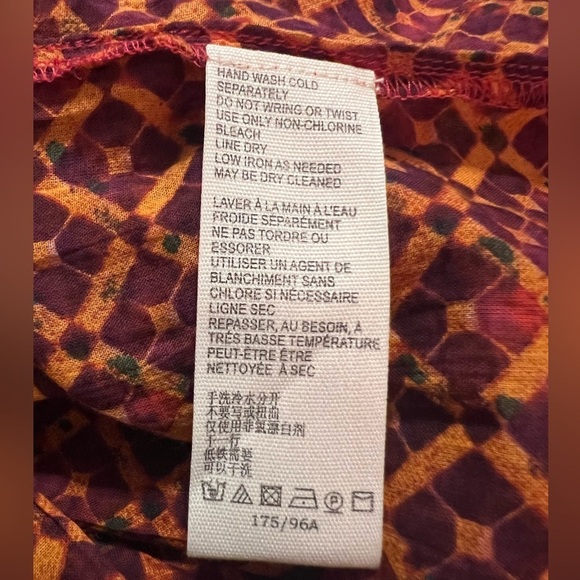 Free People gotta have you tunic top tiered red boho oversized - Picture 10 of 11